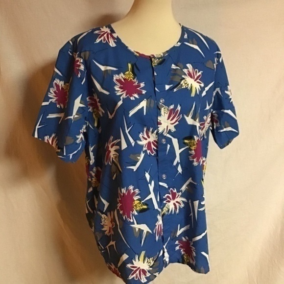 Vintage 80s bright surfer tunic - Picture 4 of 12